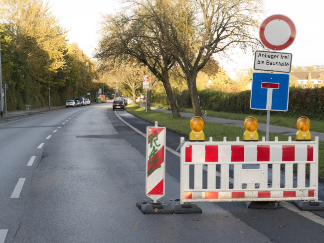 Ulrich Simons - Sperrung Hohenstaufenallee